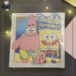 نقاشی الماسی بومی مربع 20*20 باب اسفنجی و پاتریک