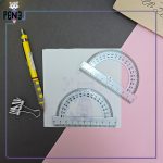 نقاله کریستالی 180 درجه 10 سانتی متری