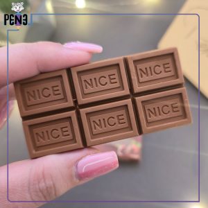 پاک کن عطری فانتزی طرح شکلات تخته ای