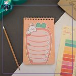 تودولیست و دفتر برنامه ریزی سویل خرگوش و هویج صفحه رنگی