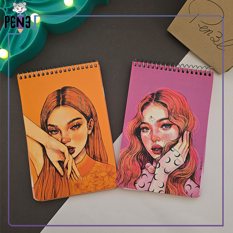 تودولیست دختر تودولیست و دفتر برنامه ریزی سویل دختر مو نارنجی صفحه رنگی