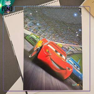 دفتر نقاشی فانتزی 50 برگ وایت بردی مک کویین ماشین ها