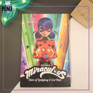 دفتر نقاشی A4 دختر کفش دوزکی جلد وایت بردی