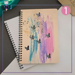 دفتر چپ دست 80 برگ پروانه ای اکلیلی