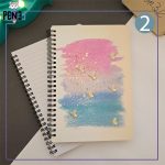 دفتر چپ دست 80 برگ پروانه ای اکلیلی