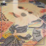 نقاشی الماسی بزرگسال کریستالی سگ تریر سفید