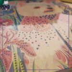 نقاشی الماسی بزرگسال کریستالی سگ تریر سفید