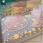 نقاشی الماسی بومی 20*20 باغ لاله