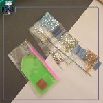 نقاشی الماسی بومی 20*20 باغ لاله