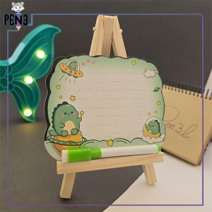 نوت بوم وایت بردی استند چوبی سویل دایناسور فضانورد سبز