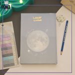 دفتر بولت ژورنال نقطه ای ایمان آبی نقره ای