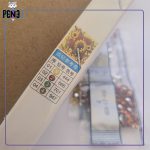 نقاشی الماسی بومی 20*20 طلاکوب دسته گل آفتابگردان