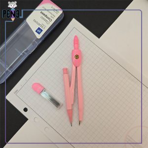 ست پرگار سی کلاس کلاسیک کامپس اتودی جعبه دار صورتی