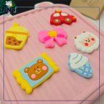 کیف کوله سیلیکونی پیکوسیسی طرح کراکس اکسسوری دار picocici صورتی