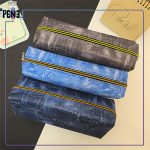 جامدادی پارچه ای طرح جین ذغالی، جین روشن، جین تیره