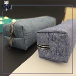 جامدادی چرم مصنوعی باریک تک زیپ طرح جین لی