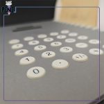 دفتر سیمی جلد سخت ماشین حساب دار خورشیدی دکمه سفید