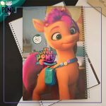 دفتر نقاشی A4 مای لیتل پونی Pony جلد وایت بردی