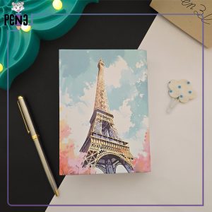 دفترچه یادداشت کلاسوری جلد سخت برج ایفل پاریس