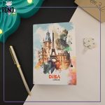 دفترچه یادداشت کلاسوری جلد سخت برج ایفل پاریس