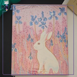 نقاشی الماسی بزرگسال کریستالی 6 رنگ خرگوش