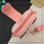 کیف سیلیکونی کراکس دستی اکسسوری دار صورتی