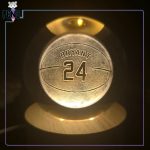 گوی کریستالی قطر 6 سانت توپ بسکتبال کوبی برایانت شماره 24