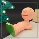 جاچسبی مدرن عروسکی رنگی صورتی