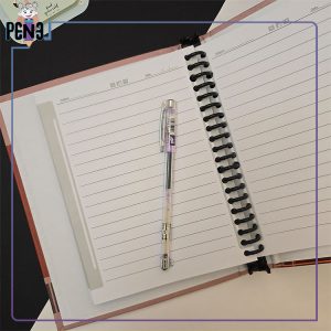 دفتر کلاسوری 20 حلقه سایز A5 جلد سیخت طرح دختر