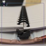 دفتر کلاسوری 20 حلقه سایز A5 جلد سیخت طرح دختر