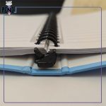 دفتر کلاسوری 20 حلقه سایز A5 جلد سیخت طرح سیبیل