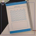 دفتر 200 برگ جلد سخت طرح گرافیتی دختر عینک آفتابی