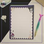 دفتر 40 برگ سیمی فانتزی طرح کورومی طرح دار