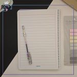 دفتر 8۰ برگ پاستلی طلاکوب آیلار