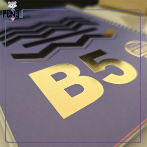 دفتر 8۰ برگ پاستلی طلاکوب آیلار