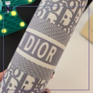 فلاسک بدنه چرمی درجه دار صافی دار طرح برند دیور طوسی