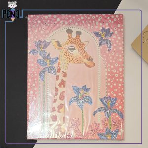 نقاشی الماسی بزرگسال کریستالی 9 رنگ خرگوش چشم قرمز