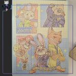 نقاشی الماسی بومی زوتوپیا 30 در 40 15 رنگ