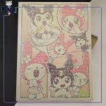 نقاشی الماسی بومی کورومی و ملودی 30 در 40 9 رنگ