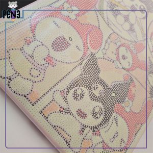 نقاشی الماسی بومی کورومی و ملودی 30 در 40 9 رنگ