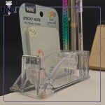 جاچسبی پایه چسب نواری و جا قلمی شیشه ای