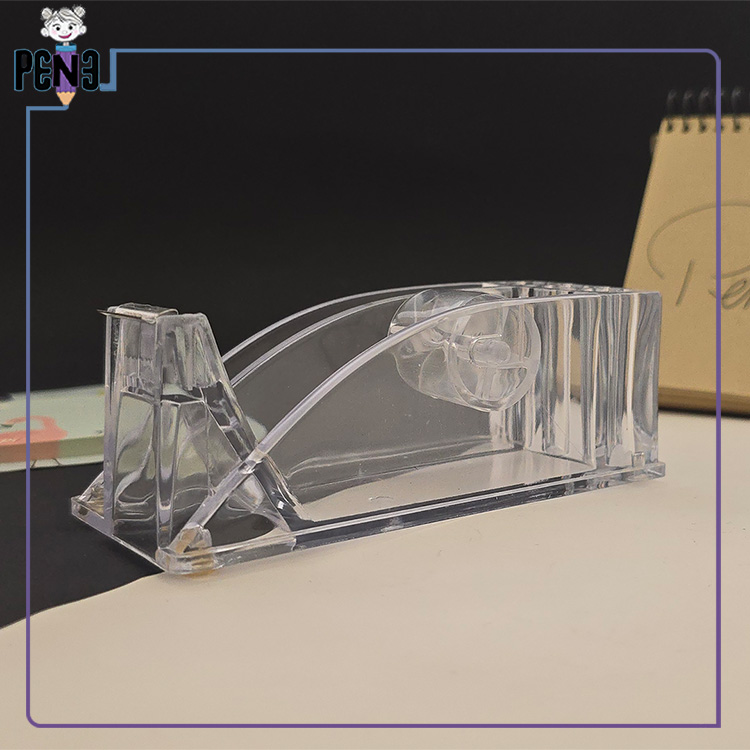 پایه چسب شیشه ای پایه چسب نواری و جا قلمی شیشه ای