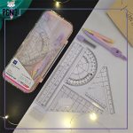 ست پرگار و لوازم رسم کلاسیک سی کلاس CCMPCS7-3 بنفش
