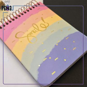 دفترچه یادداشت رنگی رنگی سویل رنگین کمانی 1509 اسمایل