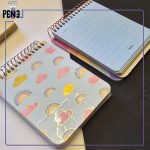 دفترچه یادداشت رنگی رنگی سویل رنگین کمانی 1509 رنگین کمان آبی
