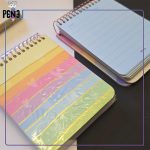 دفترچه یادداشت رنگی رنگی سویل رنگین کمانی 1509 قلب