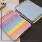 دفترچه یادداشت رنگی رنگی سویل رنگین کمانی 1509 هپی